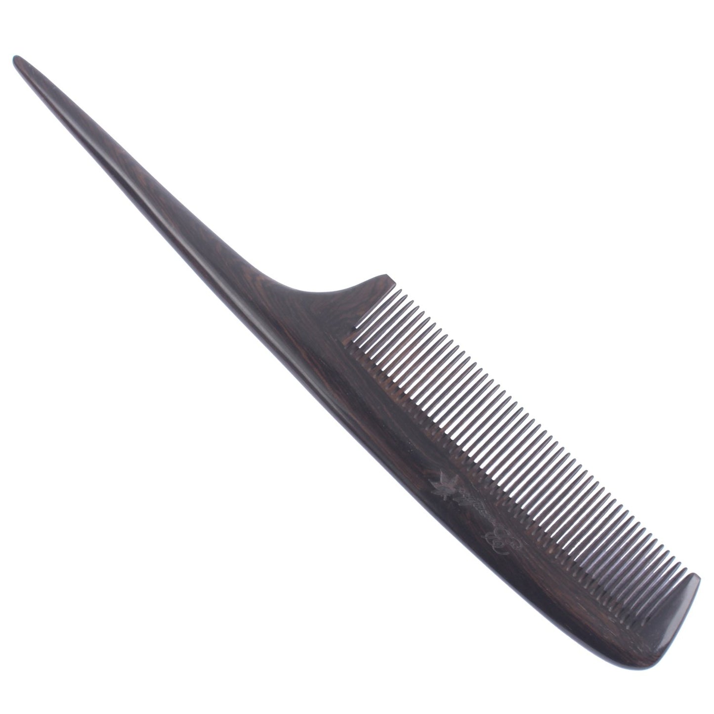 Breezelike Hair Combs - Fine Tooth Ebony Wood Comb for Women - No Static Black Sandalwood Teasing Tail Comb