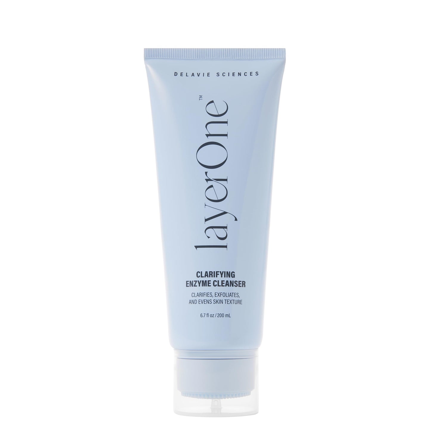 layerOne Clarifying Enzyme Cleanser, Gentle Daily Facial Exfoliant, Pore-Cleansing Formula, 3.38 fl oz