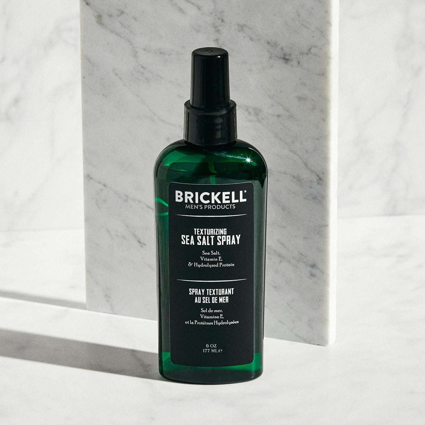 Brickell Men's Texturizing Sea Salt Spray - Alcohol-Free Hair Lift & Texture | 6 Ounce