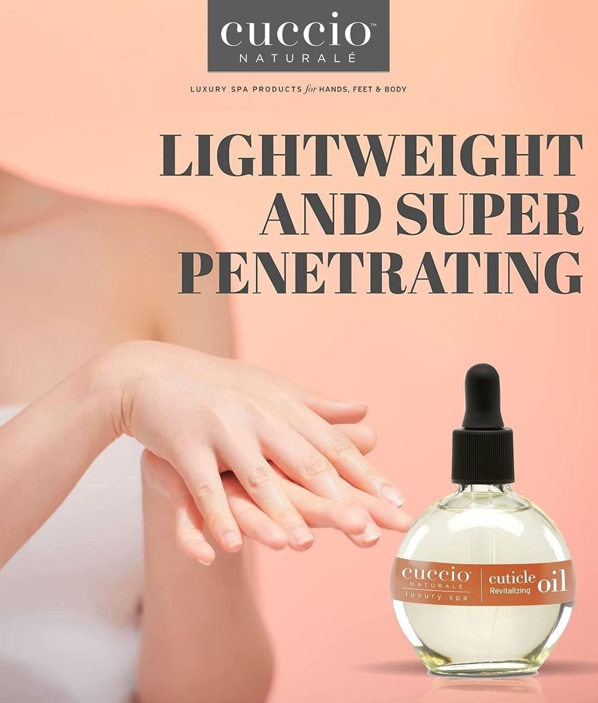 Cuccio Naturale Revitalizing Hydrating Cuticle Oil - Repair Damaged Skin & Nails - Vanilla Bean & Sugar - 2.5 Oz (Pack of 2)