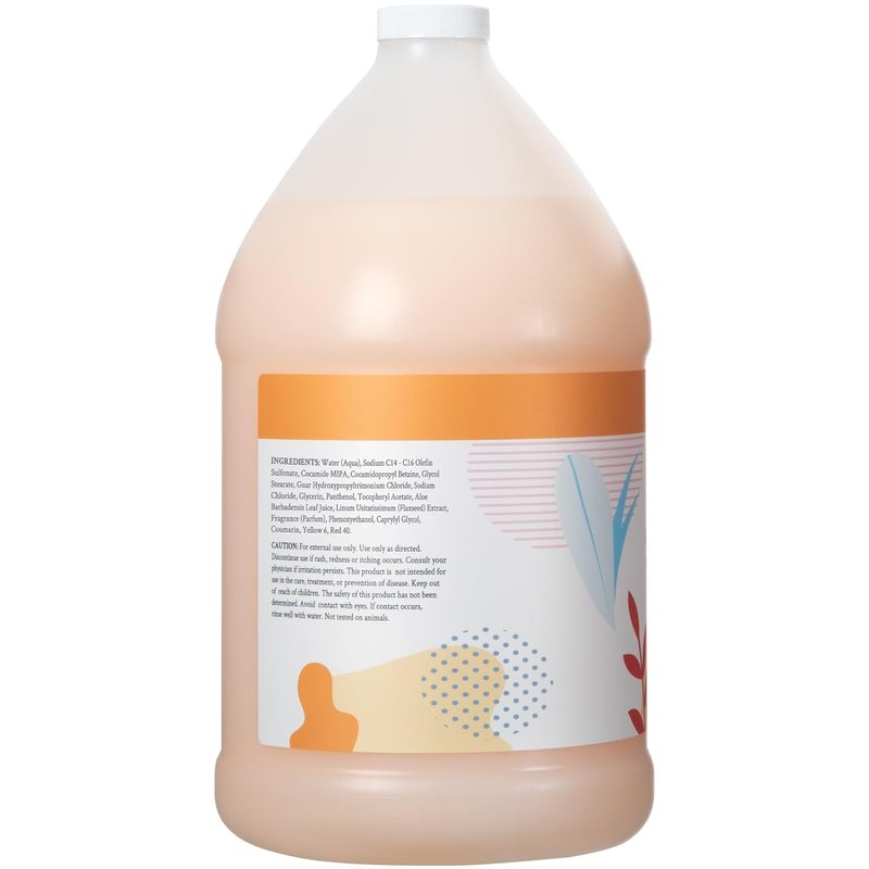 Ginger Lily Farms Moisturizing Shampoo - Vegan Coco Mango Scent | 1 Gallon Refill for All Hair Types