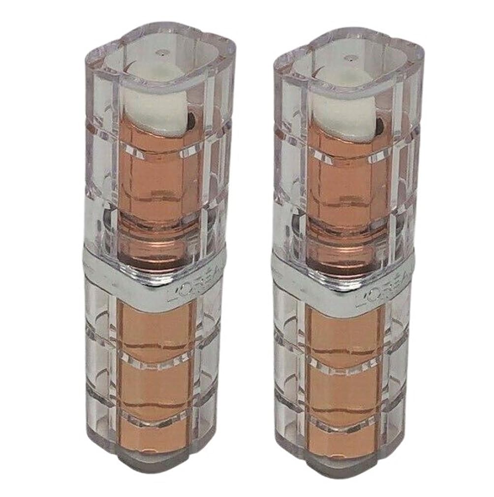 L'Oreal Paris Colour Riche Lipstick - Plump & Shine in Lychee Plump 103 | Pack of 2
