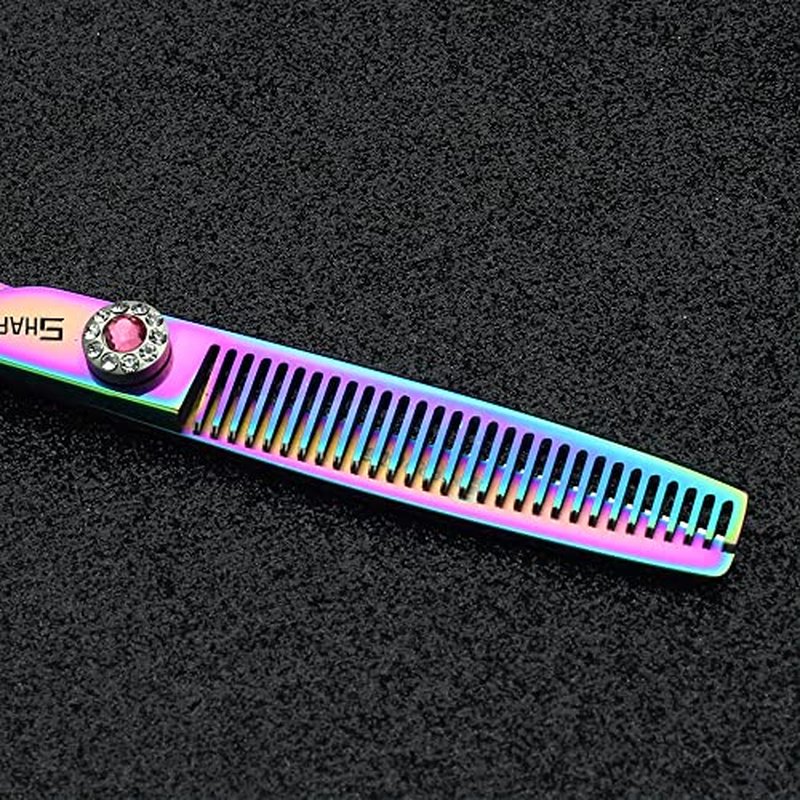 6" Professional Hairdressing Scissors Set, Hair Clipper/Household Stainless Steel Hair Clipper (6" Color Set)