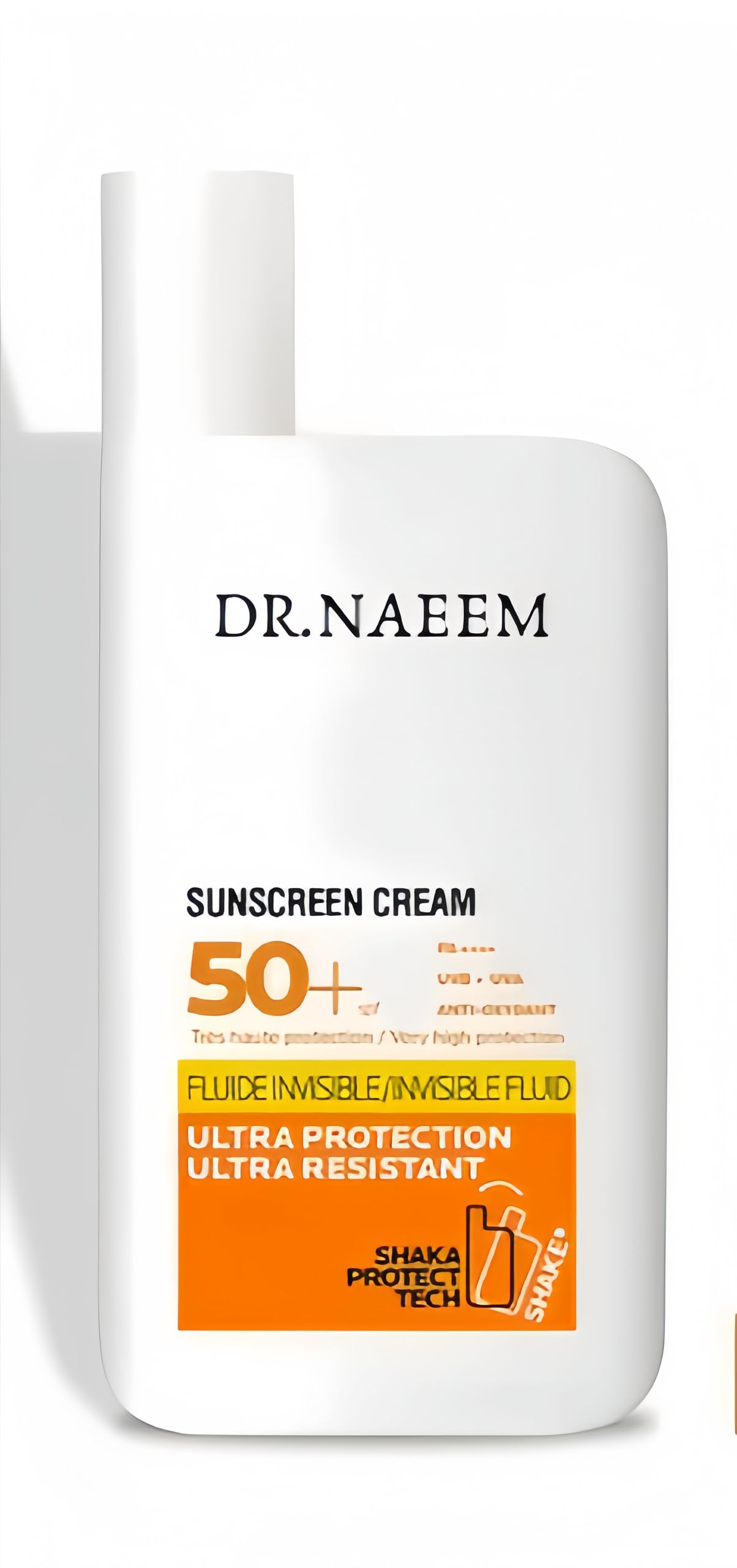 DR.NAEEM Organic Brightening Sunscreen SPF 50+ PA+++ | Mineral & Physical UV Protection with Zinc Oxide & Titanium Dioxide | Matte Finish, Non-Greasy, 50ml