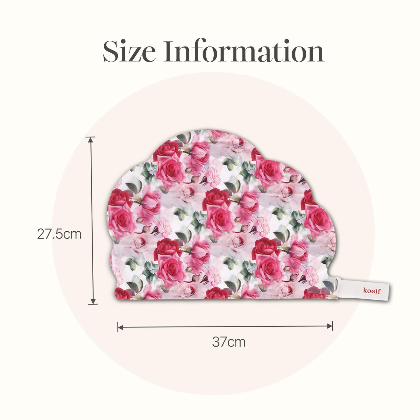 Koelf Rose Petal Satin Hair Mask - Nourishing Cap Mask for Silky, Moisturized Hair | Strengthens Scalp (5 Pack)