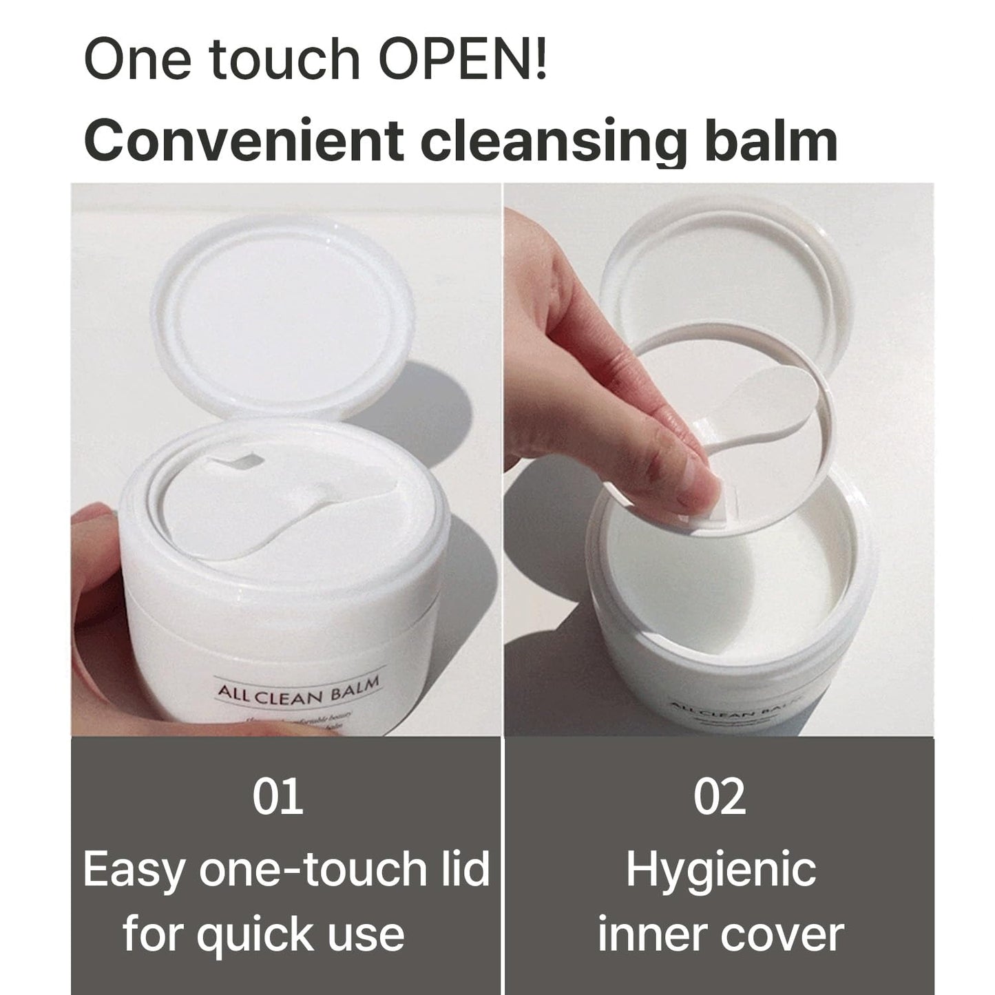 HEIMISH All Clean Balm - Korean Cleansing Balm & Waterproof Makeup Remover | Vegan, 4.0 fl. oz/120 ml, 2 Packs