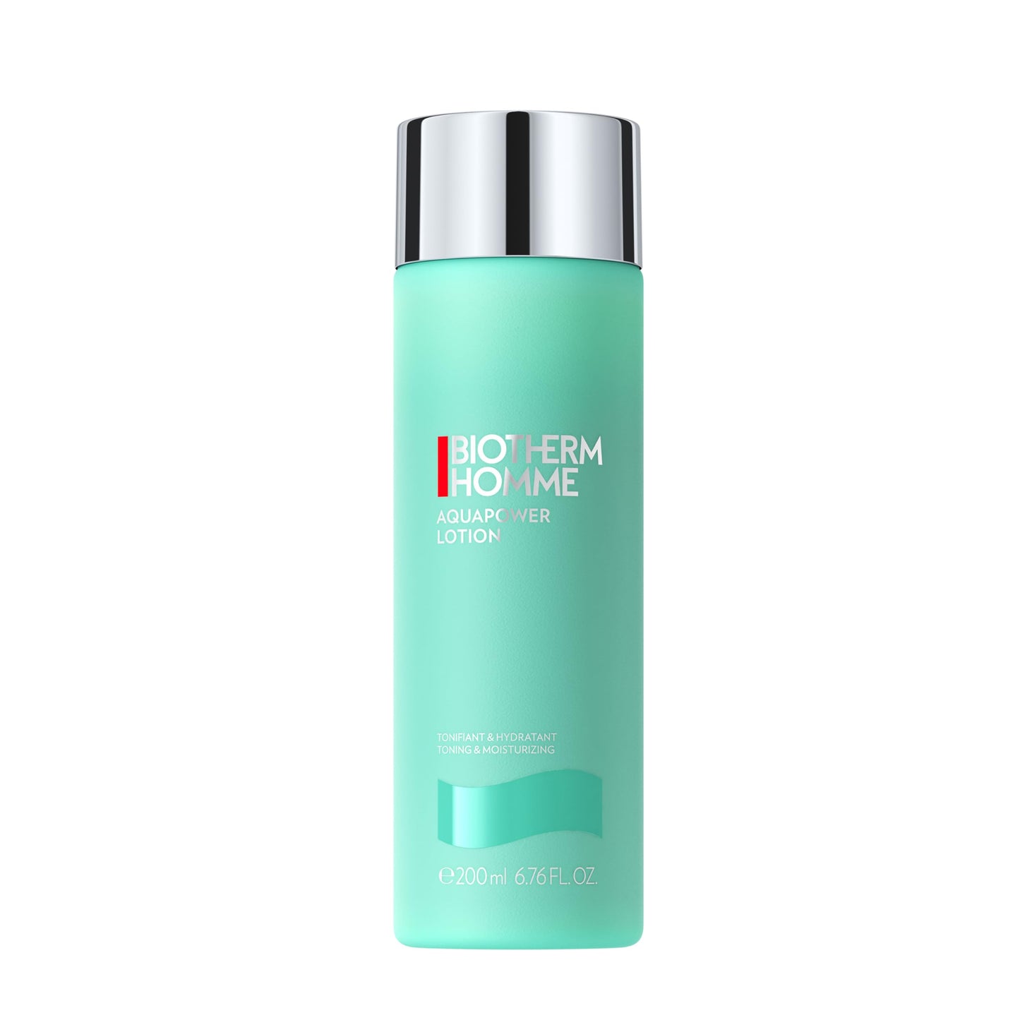 Biotherm Aquapower Toning & Moisturizing Face Lotion for Men, with Biotech Plankton & Oligo Sugars, Prevents Razor Burn and Skin Redness for Soothed & Hydrated Skin, 6.8 Fl. Oz.