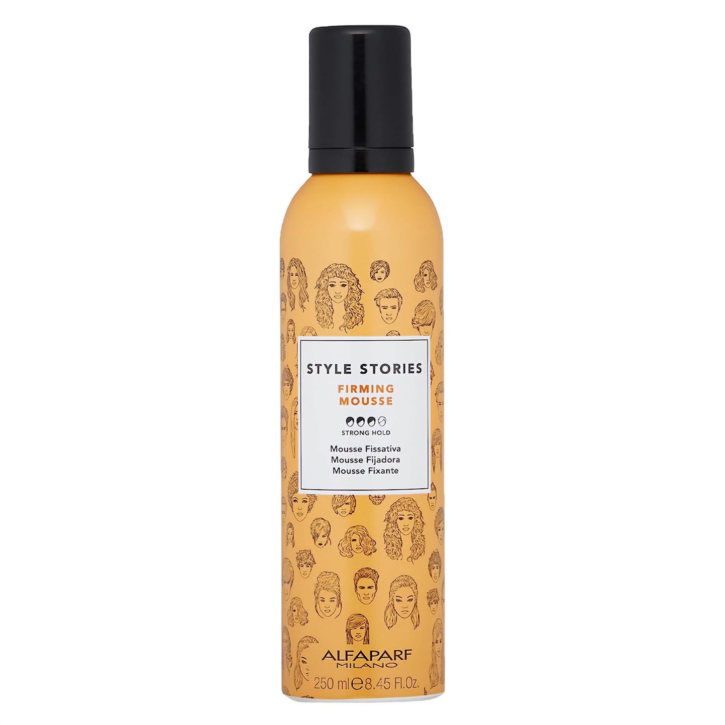 ALFAPARF MILANO Style Stories Firming Mousse Styling Product - Strong Hold - Long-Lasting - All Day Hold - Professional Salon Quality - 8.45 fl. oz.