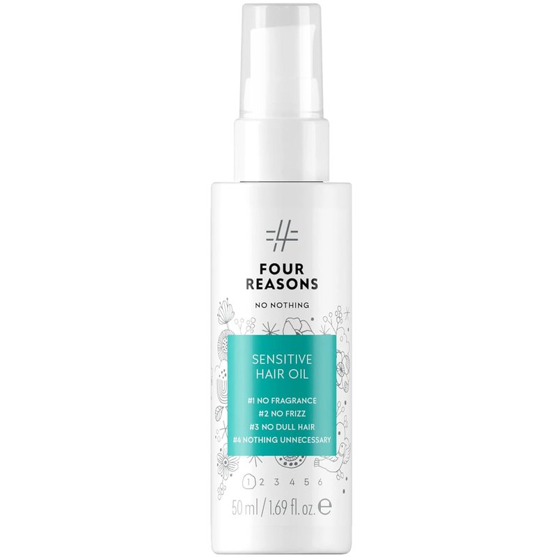 Hair Oil for Frizzy Hair - Lightweight Anti-Frizz Serum | Fragrance-Free, Vegan, 1.7 fl oz