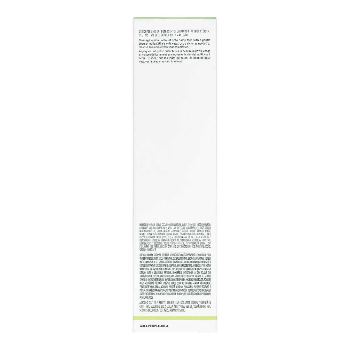 Aloe Face Cleanser - Nourishing Gel-Based Cleanser for All Skin Types | Softens & Hydrates Skin, Vegan & Cruelty-Free
