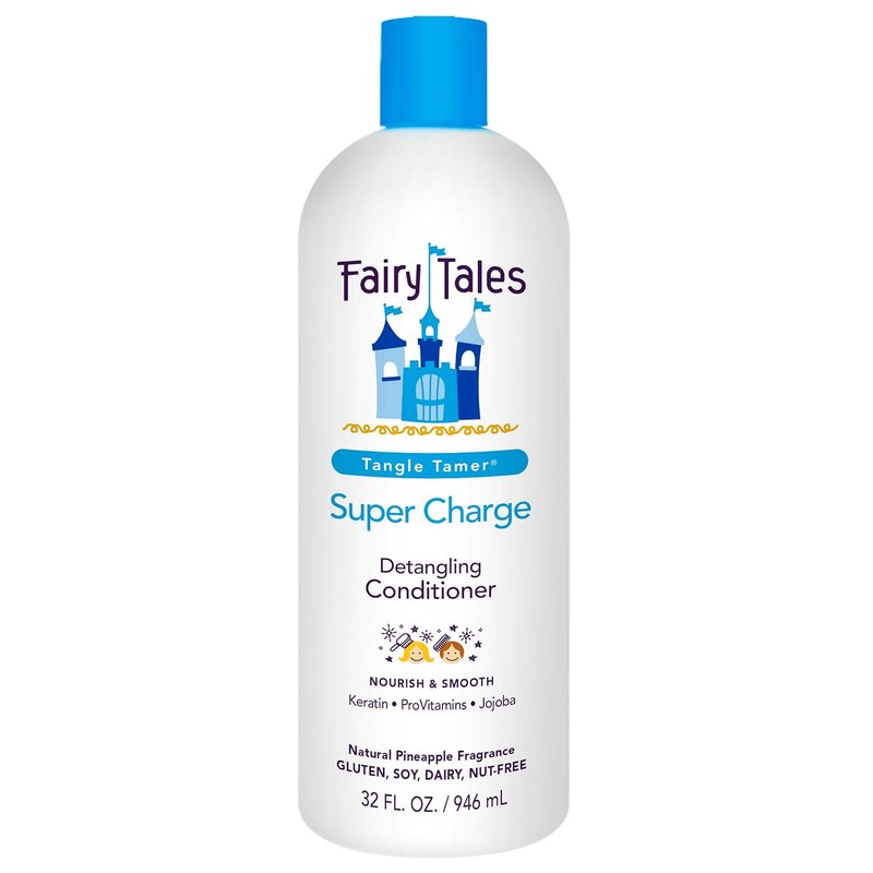 Fairy Tales Tangle Tamer Super Charge - Kids Detangling Conditioner | Paraben-Free, Sulfate-Free, 32 oz