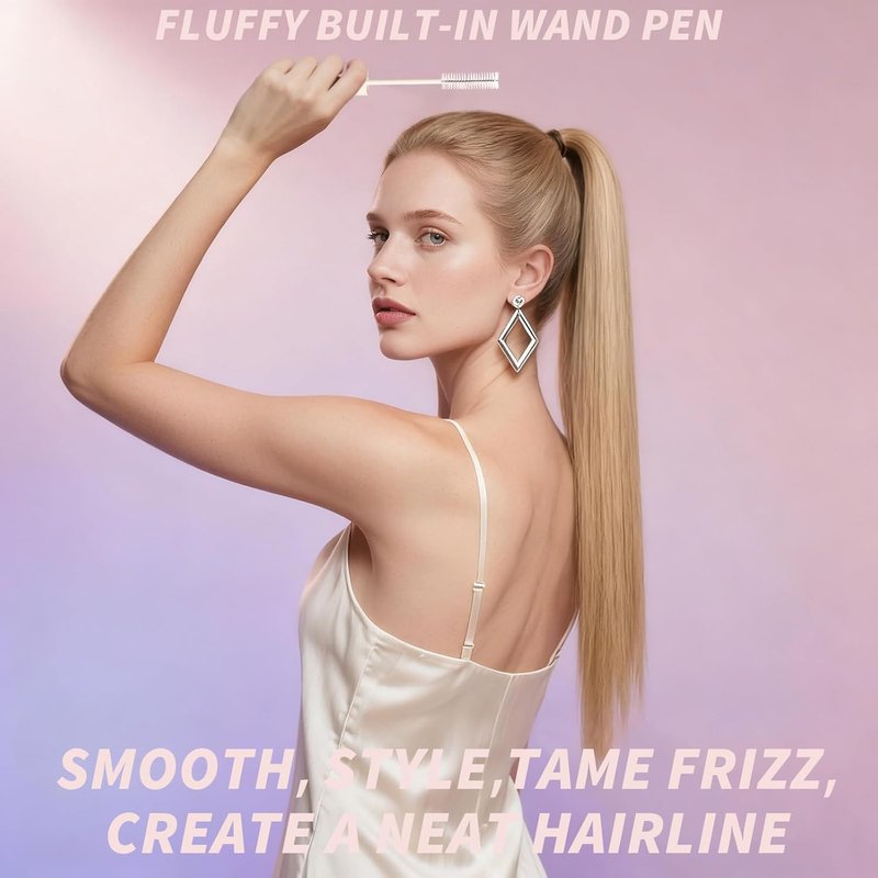 Flyaway Taming Wand | 3-in-1 Cactus Fruit Hair Styling Cream - Tame Flyaways, Smooth Frizz, Travel Size, 0.6 oz, 2-Pack