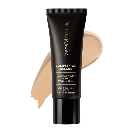 bareMinerals Complexion Rescue Tinted Moisturizer - Oil-Free Mineral SPF 30 with Hyaluronic Acid | Lightweight Hydration for All Skin Types