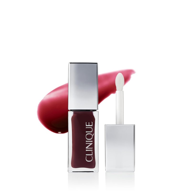Clinique Pop Lip & Cheek Oil - Natural Dewy Finish in 3 Iconic Shades | Black Honey, Pink, Nude Honey
