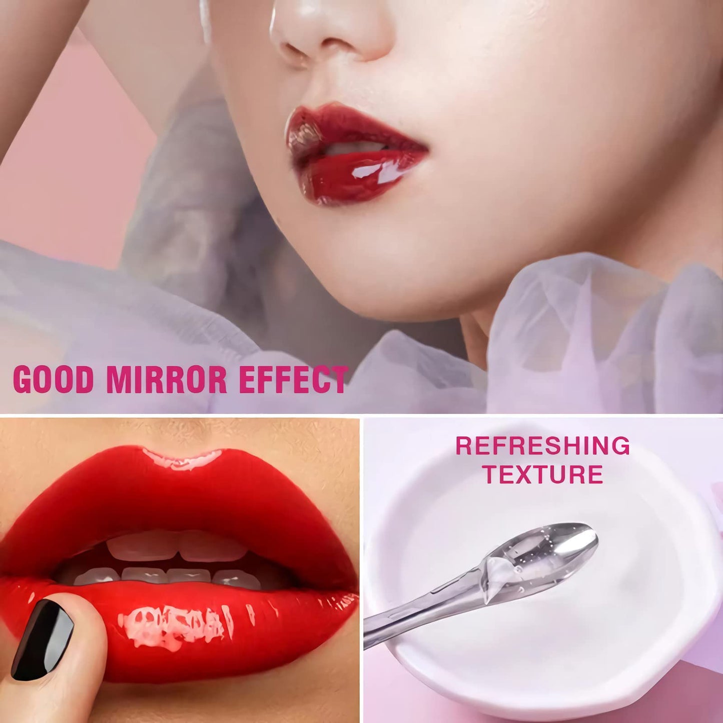SUMEITANG 4 Color Glitter Lip Gloss Base Kit, Moisturize Lip Gloss Base Oil Material Lip Makeup Primers for DIY Handmade Making Lip Balms and Lipgloss Set(4 Pack x 20ML)