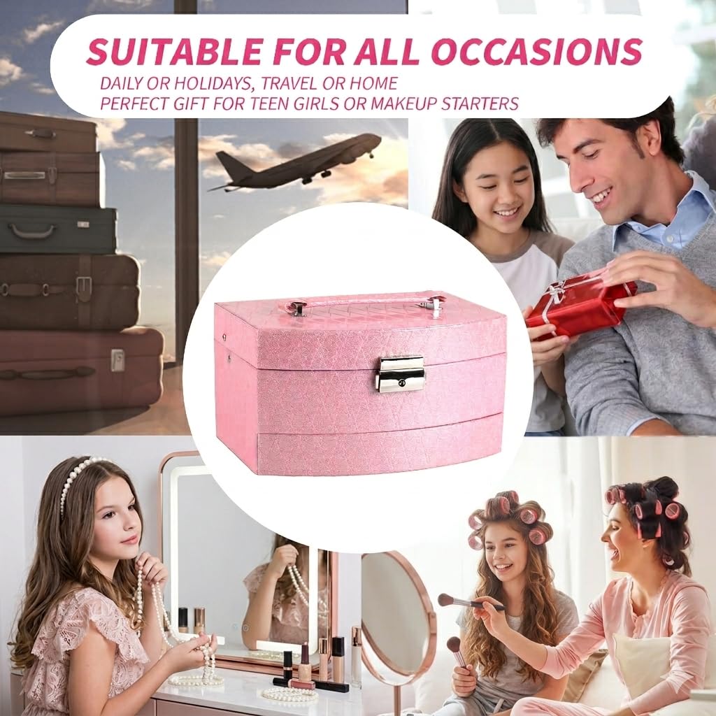 Hot Sugar Makeup Kit for Girls 14-16 | All-in-One Beginner Cosmetic Set with Real Tools & Cosmetics | Birthday Christmas Gift (Pink)