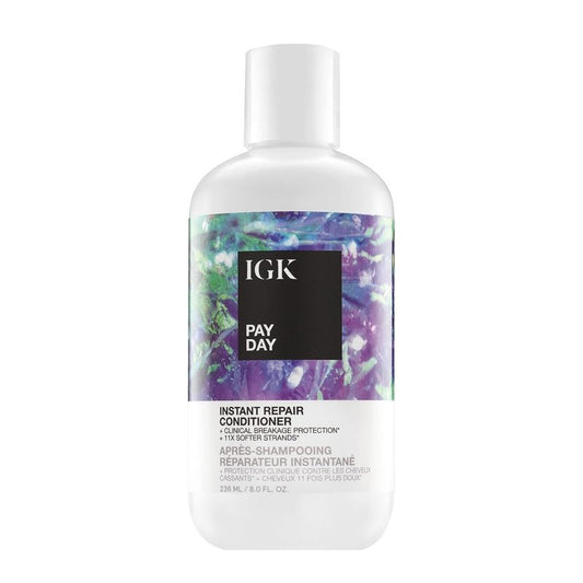 IGK PAY DAY Instant Repair Conditioner | Bond-Building Repair for Dry, Damaged, Over-Processed Hair | Leaves Hair Softer, Smoother and Shinier | 8 Oz