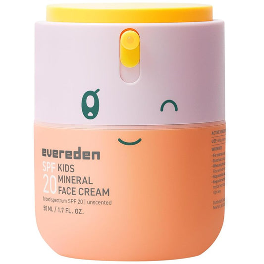 Kids Face Cream with SPF 20 - Fragrance-Free, Non-Toxic Moisturizer | 1.7 oz Multi-Vitamin Lotion