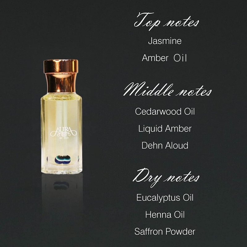Amira Hair Fragrance - Pure Jasmine & Amber Oil Perfume for Women | Alcohol-Free, Light Oud Scent