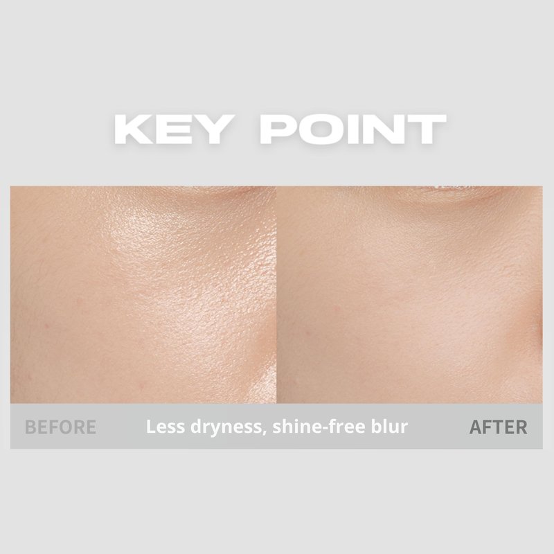 ABOUT TONE Powder Pact - Pressed Powder Compact with Mirror and Puff Makeup Fixing Setting Natural Blur Semi-Matte Finish Transparent Face Tone-Up Oil & Sebum Control Vegan (SEBUM CUT POWDER PACT)