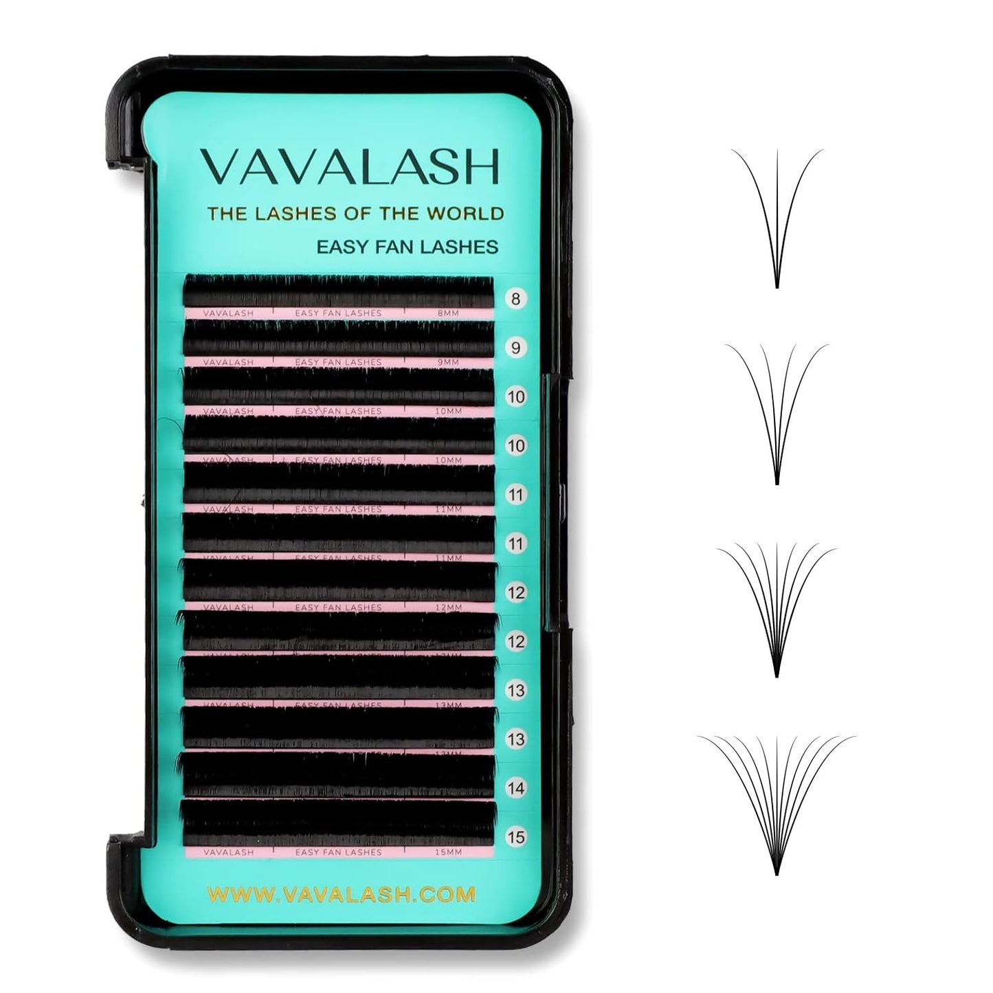 VAVALASH Easy Fan Lash Extensions +Professional Eyelash Extension Glue 5ml