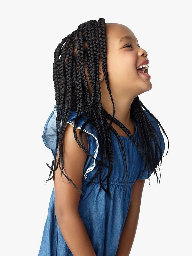 Sensationnel 3X RUWA PRE-STRETCHED KIDS BRAID 12″ (5-PACK, 1B)