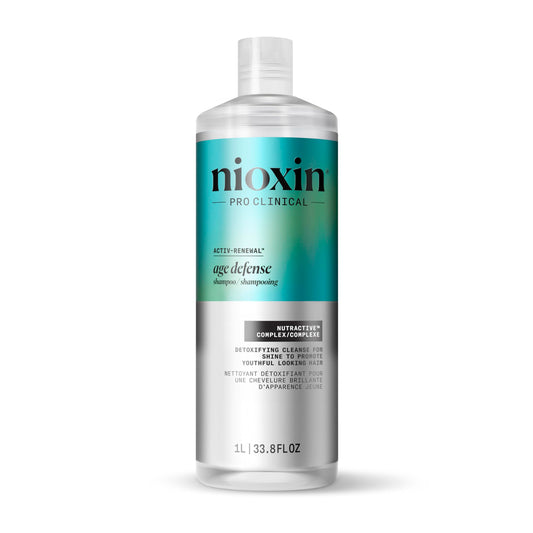 NIOXIN Age Defense Shampoo for Aging Hair | Detox Scalp Cleanser