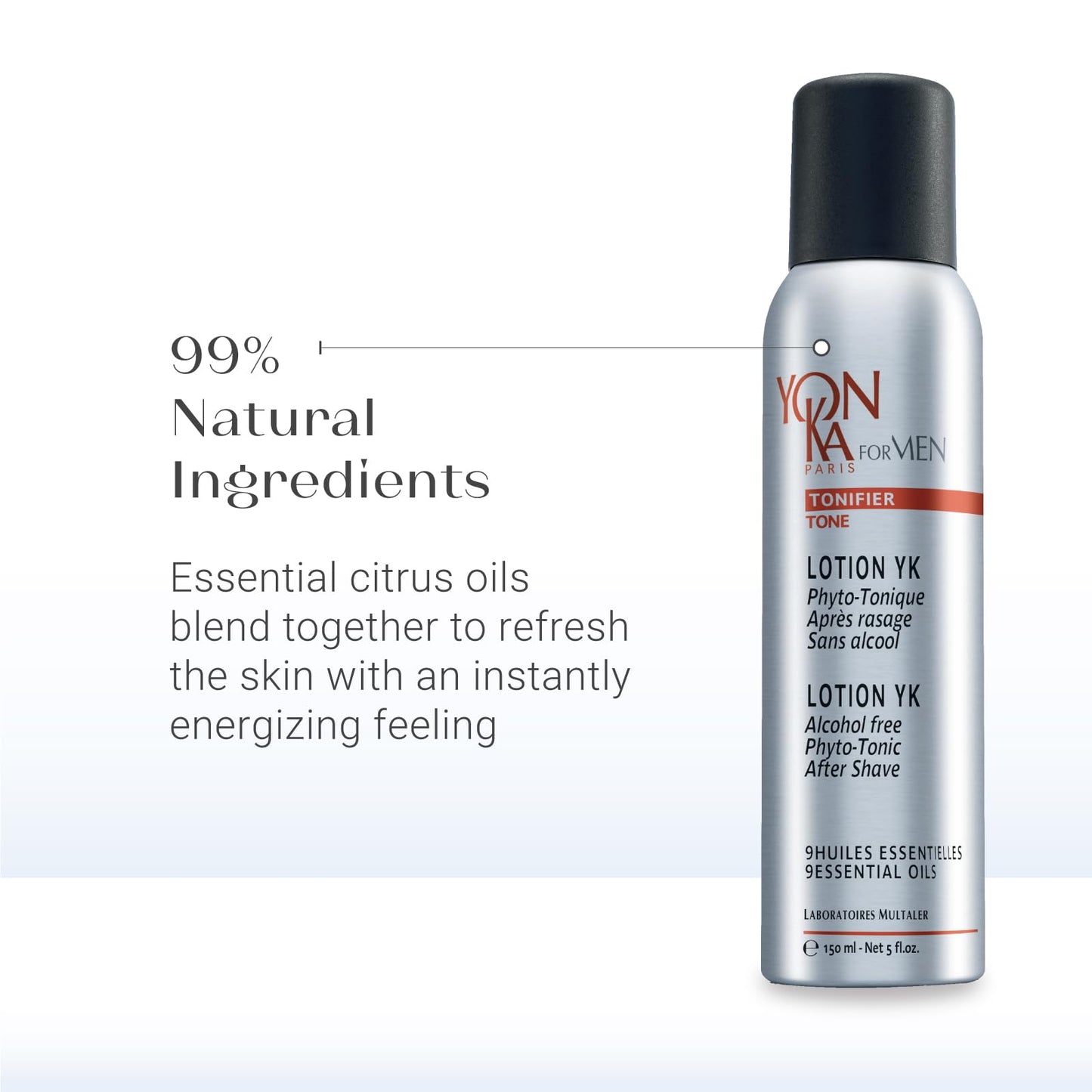 Yon-Ka Men's Lotion Phyto-Tonic, Aftershave Spray & Toner, 5 fl oz