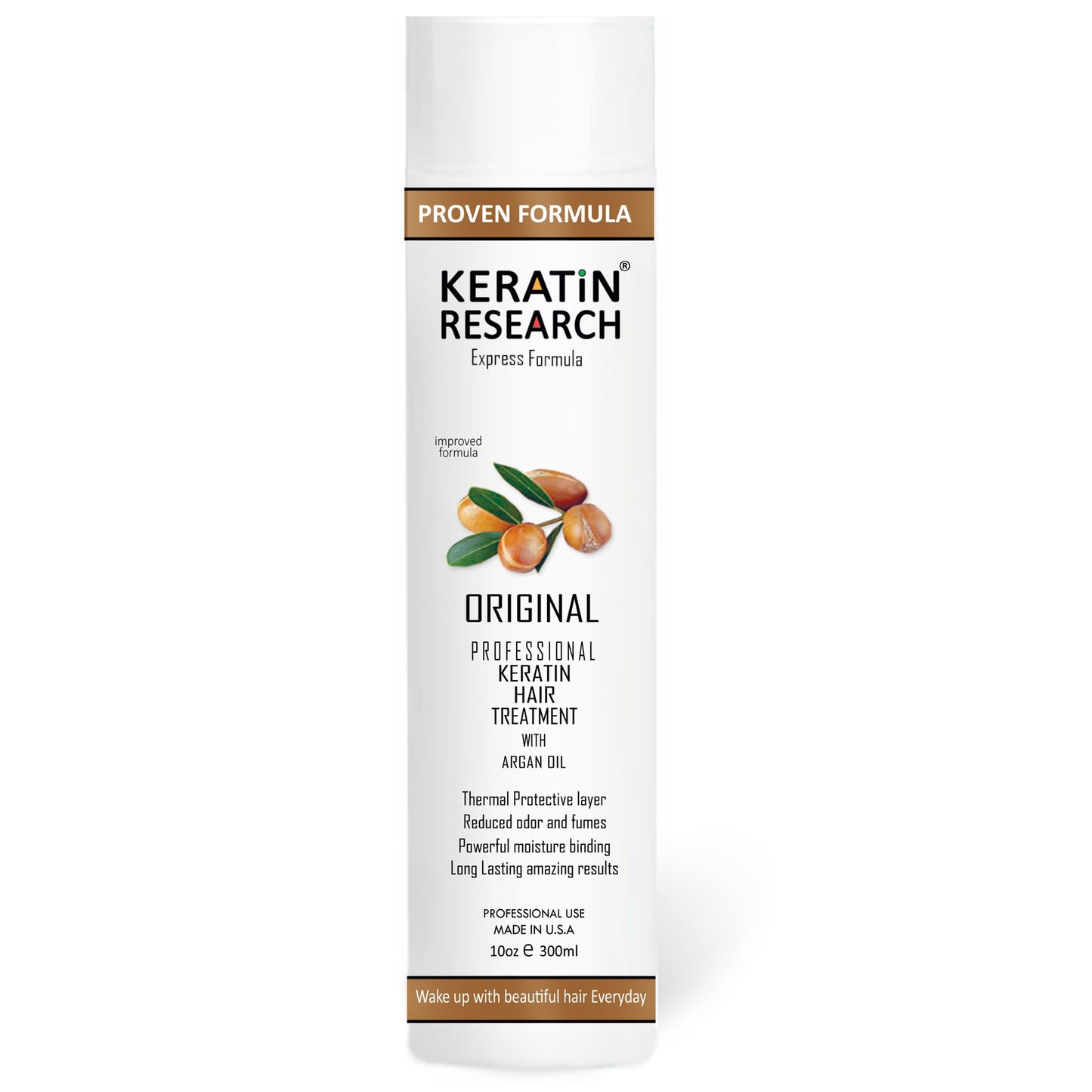 Premium Advanced Brazilian Keratin Hair Complex Treatment Professional Results Straightens and Smooths Hair for Months Queratina Keratina Brasilera Tratamiento (KR 10oz)