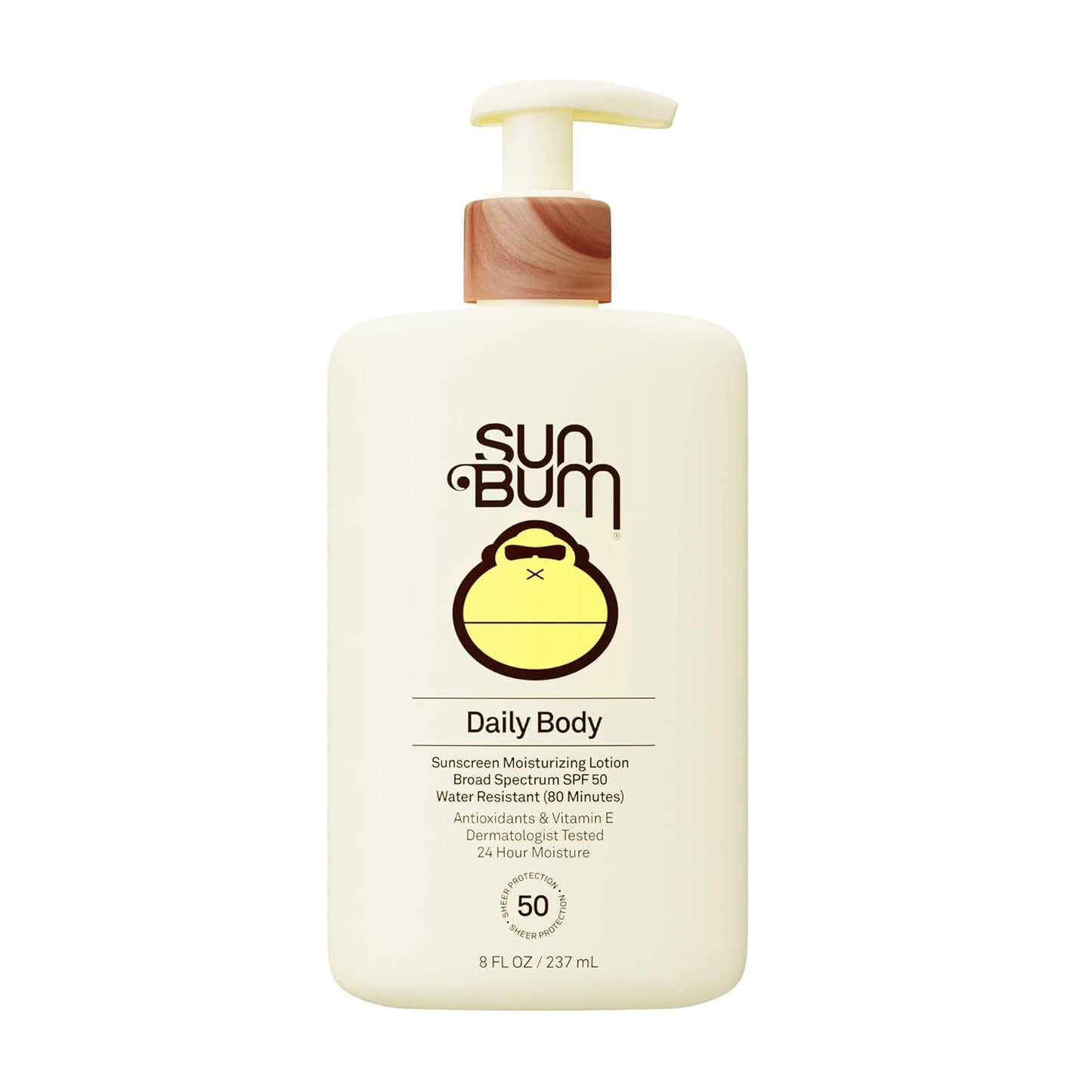 Sun Bum SPF 50 Sunscreen Body Lotion - Broad Spectrum Moisturizing Formula with Vitamin E - 8 oz | Vegan & Hawaii Compliant