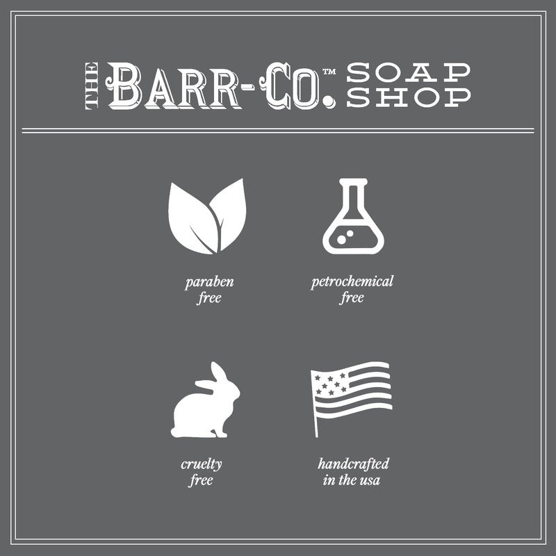 BARR-CO. Soap Shop Hand Cream Blood Orange Amber, Orange & Amber Essential Oils, Hand Cream for Dry & Cracked Hands, Shea Butter Cream, 3.4 fl oz