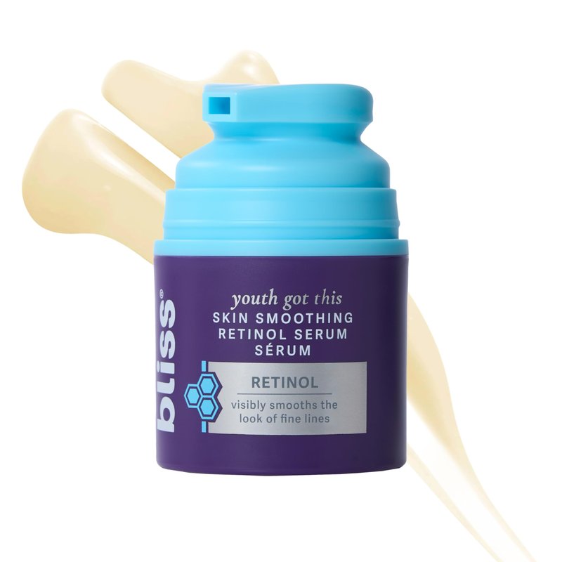 Bliss Retinol Serum Youth Got This Advanced Anti-Aging Formula - Reduces Fine Lines & Wrinkles - Dermatologist-Tested - Clinically Proven Results - Fragrance-Free & Vegan - 1 Fl Oz