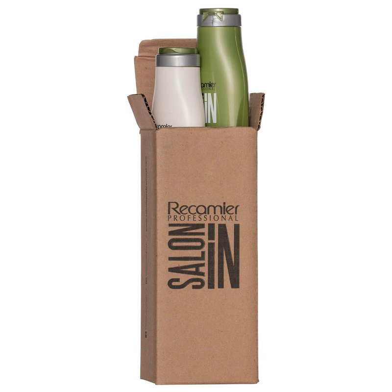 Salon In by Recamier | Keratin Ultra Force Hair Shampoo and Conditioner Set (10.1 fl oz / 300 ml) | Repair & Strength