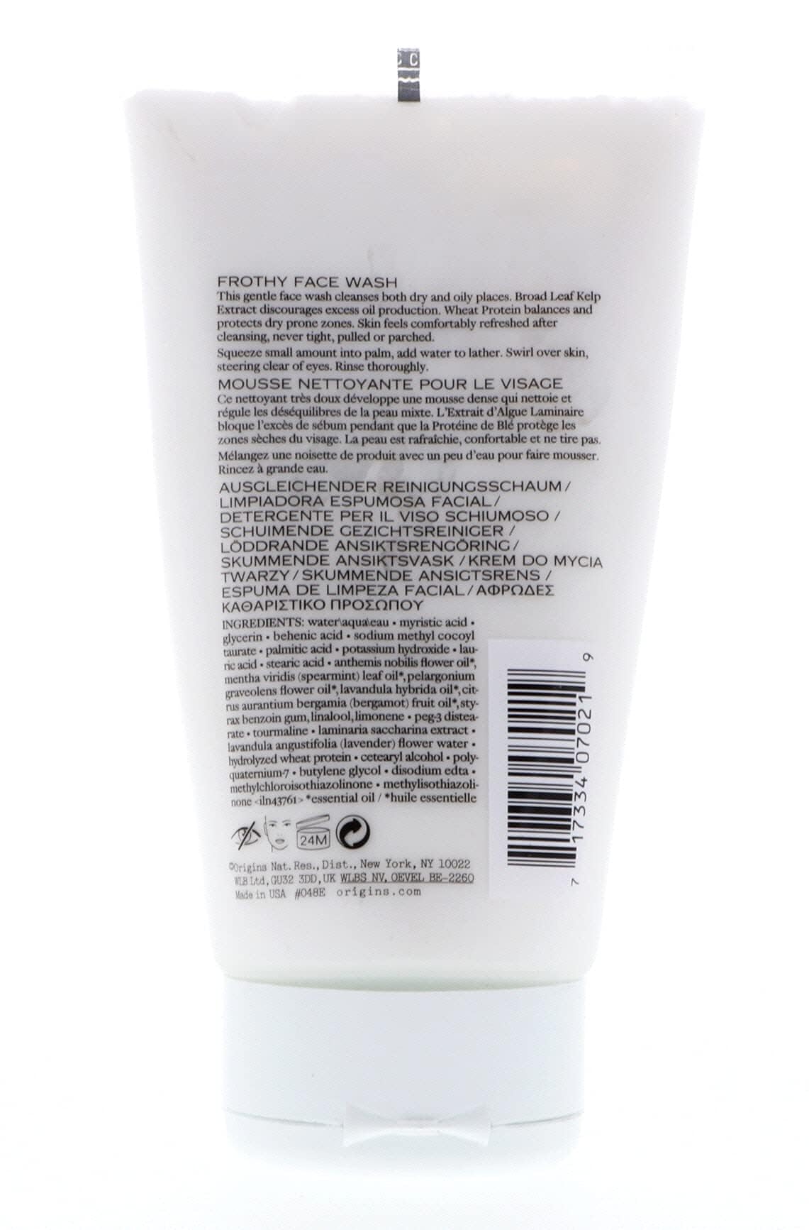 Origins Checks and Balances Frothy Face Wash | Gently Cleanses All Skin Types | With Mint