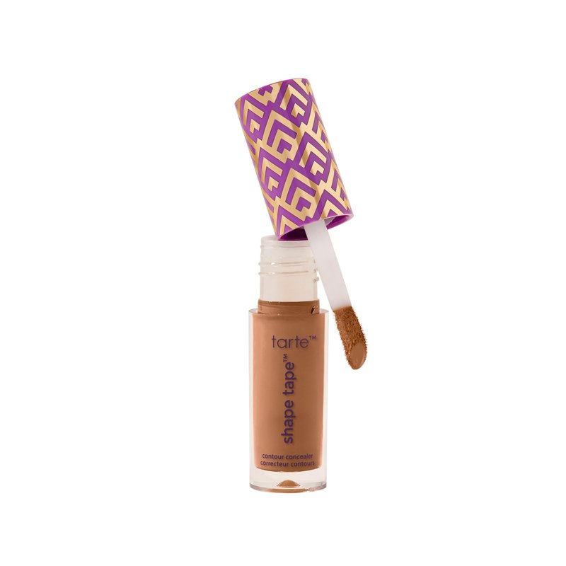 tarte shape tape concealer – Full-Coverage Creaseless Soft Matte Finish, Brightening Under-Eye & Face Makeup, 16hr Longwear, Vegan & Cruelty-Free, travel size, 49W tan-deep warm