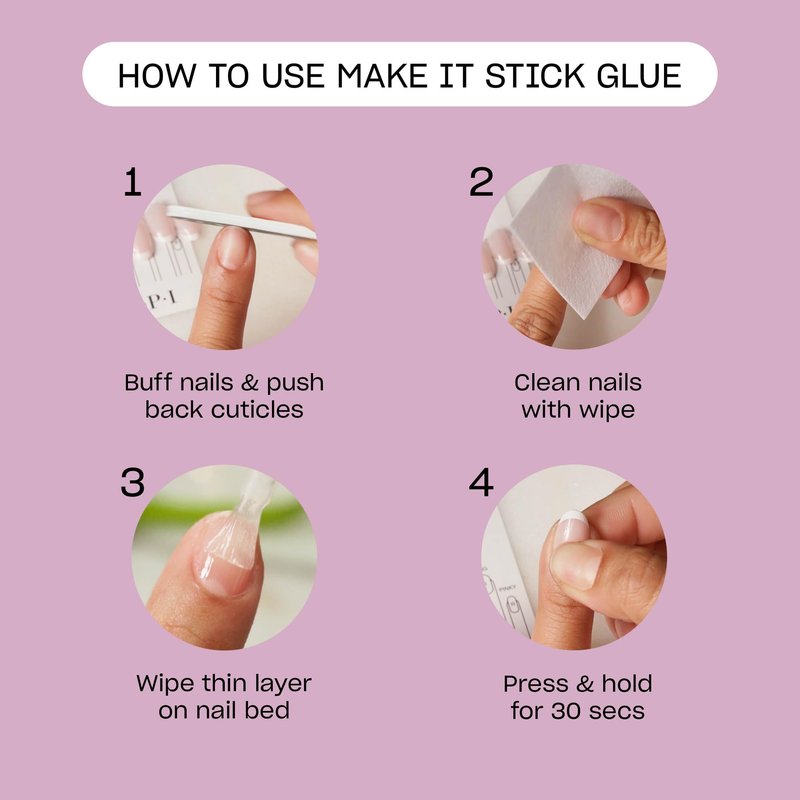 OPI Make It Stick Nail Adhesive Glue | 0.5 Fl Oz - 15 mL