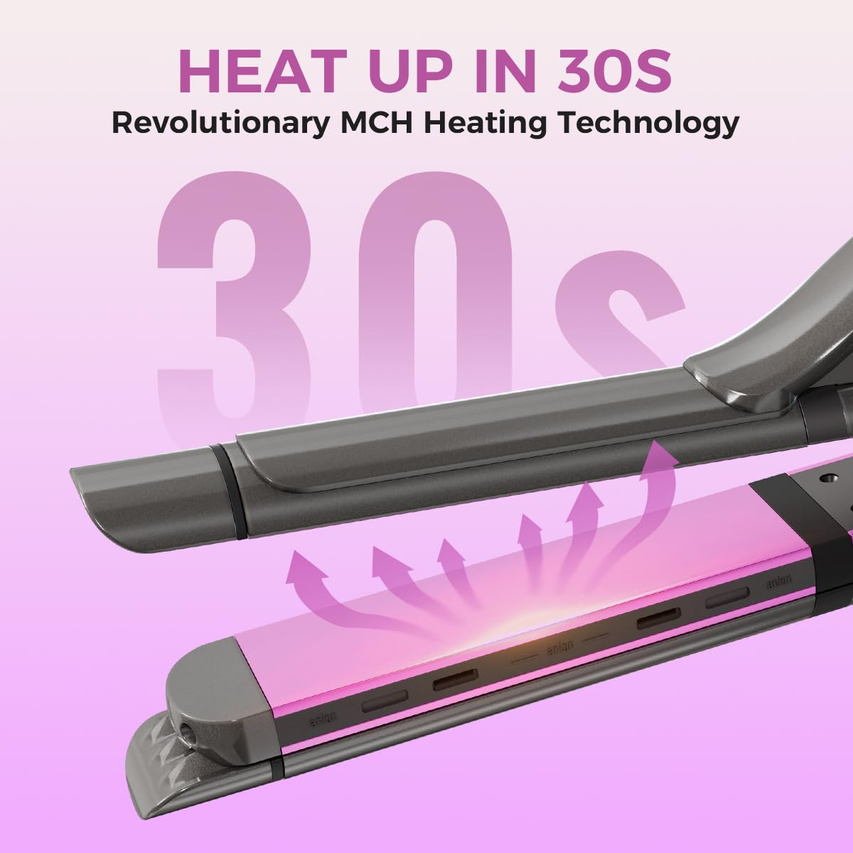 3 in 1 Hair Straightener, Curling Iron, Flat Iron & Hair Crimper Tool – Ceramic Plates, Dual Voltage,PRITECH Professional Hair Tool Fast Heating Hair Styling Tool for Women, Salon or Travel Use