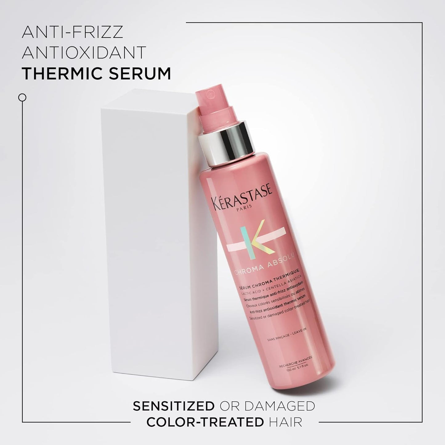 Kerastase Chroma Absolu Hair Serum - Moisturizing Anti-Frizz Formula for Color-Treated Hair | Heat Protection