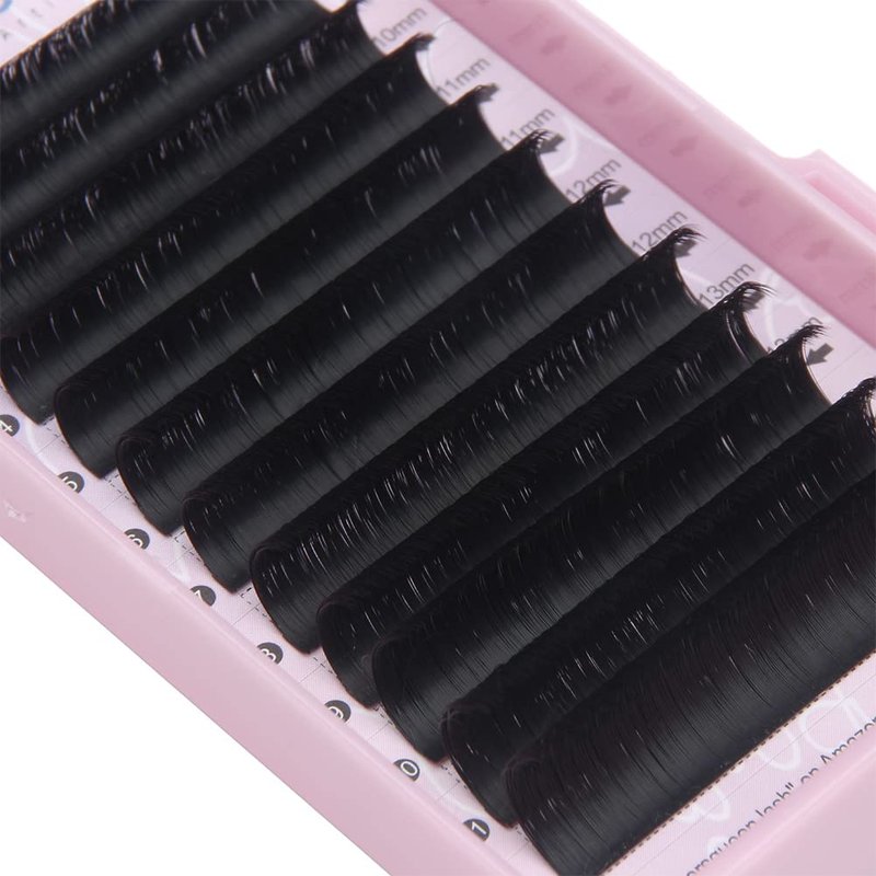 Easy Fan Volume Lashes - C Curl Faux Mink Eyelash Extensions | Rapid Fanning, 11mm, .03/.05/.07/.10 Thickness
