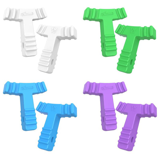 8 Pcs Chewies for Invisalign Aligners, Orthodontic Aligner Chewies Chompers Aligner Trays Seaters Durable Medical Grade Silicone Compatible with Invisible Braces (Multiple Colors)