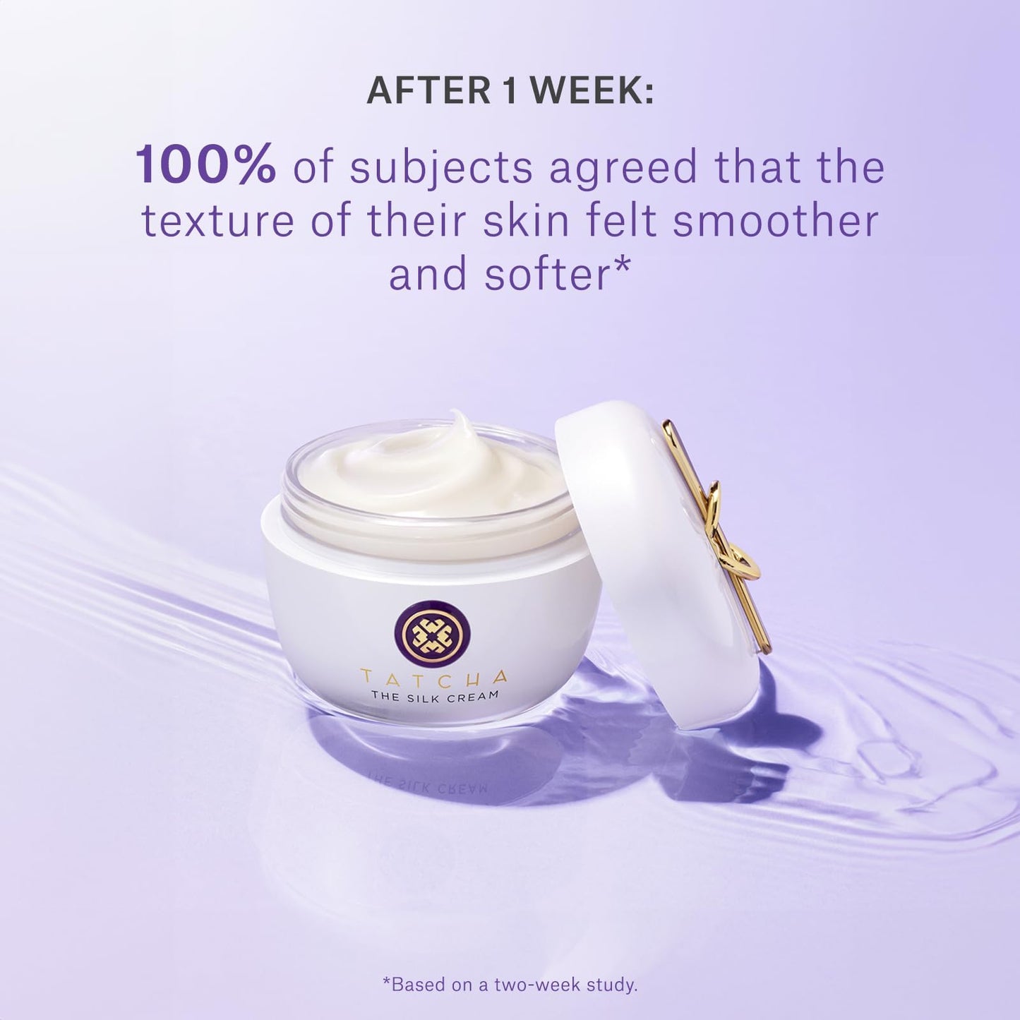 TATCHA The Silk Cream, Travel-Sized | Mini Line-Smoothing & Firming Moisturizer - Hydrate & Smooth Combo, Dry, & Aging Skin | 15 ml / 0.5 fl. oz.