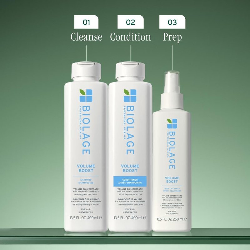 Biolage Volume Boost Shampoo - Lightweight Shine & Long-Lasting Volume for Fine Hair | Vegan, Paraben-Free