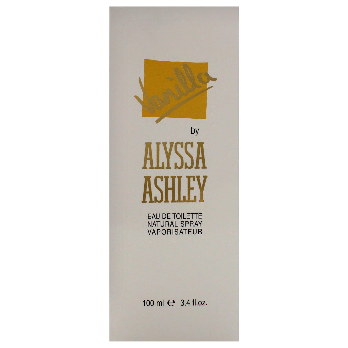 Alyssa Ashley Vanilla - Perfumes for Women and Cologne for Men - Vanilla Fragrance with White Flowers and White Rose Petals - 3.4 oz EDT Spray