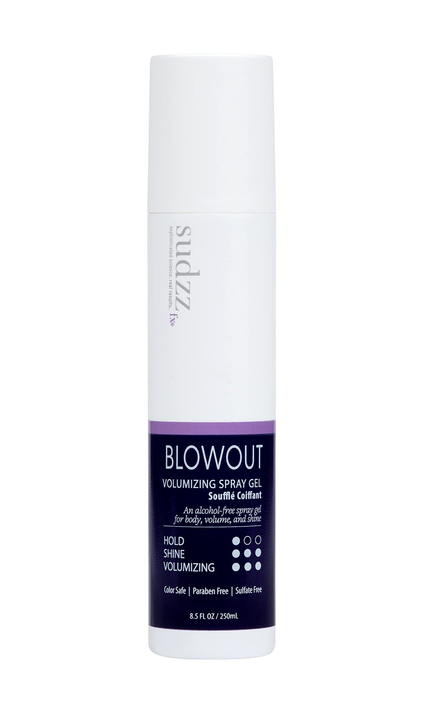 SUDZZFX Fine Hair Care Spray for Men & Women - Blowout Volumizing, Thickening Spray Gel for All Hair Types - 8 fl. oz