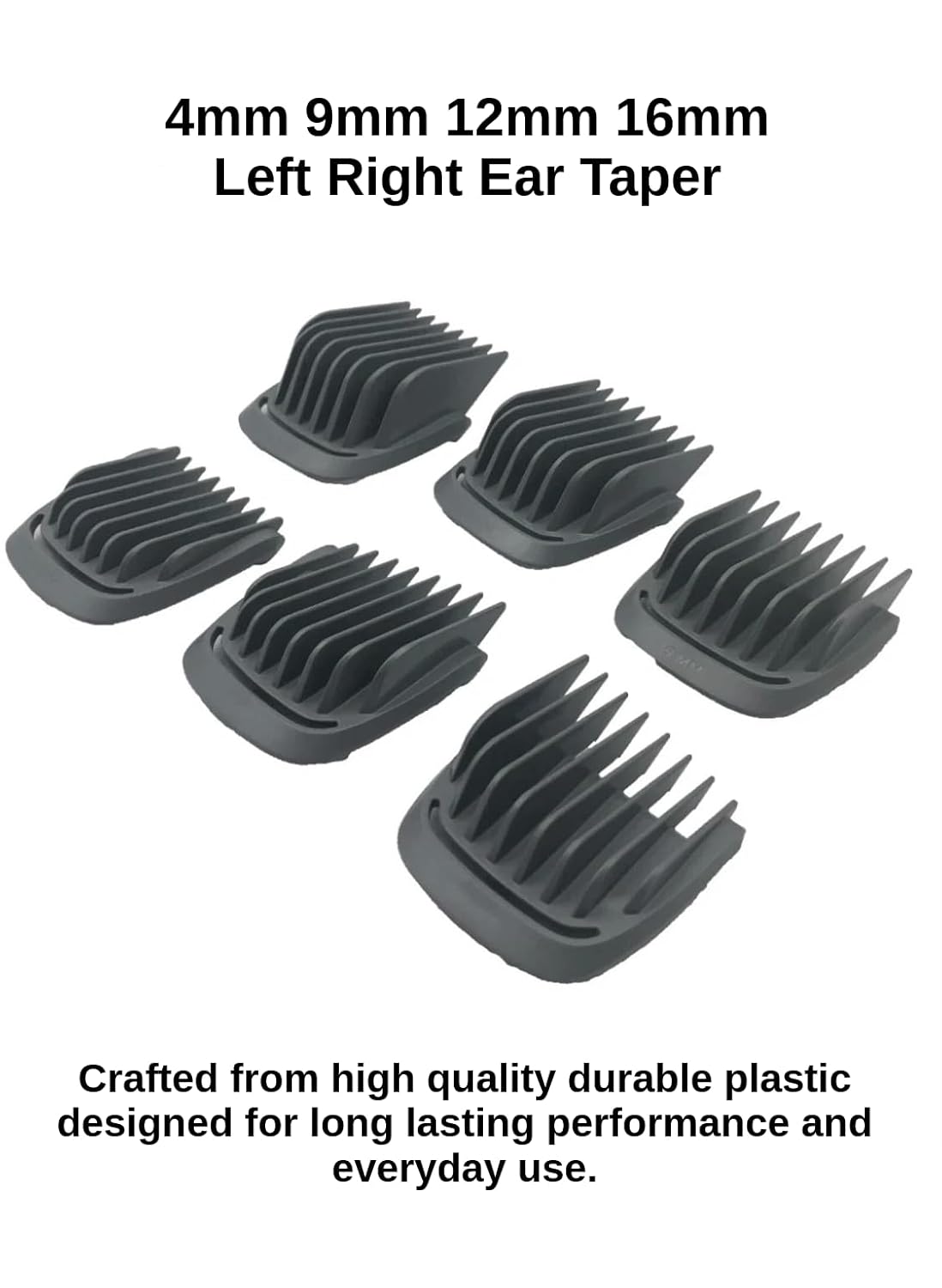 Trimmer Replacement 6-Piece Set - Haircut Guide Guard Comb for 41mm T Blade | Compatible with Philips Norelco Multigroom