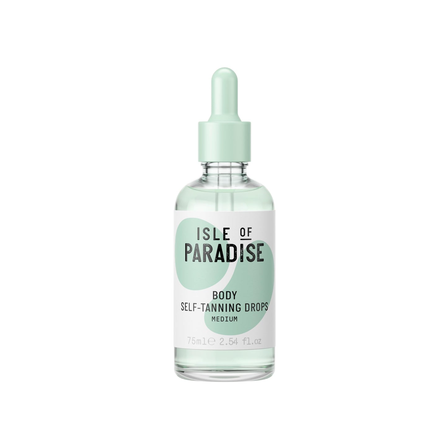 Isle of Paradise Self Tanning Face & Body Drops- Medium, Self Tanner Drops for a Natural Bronze, Long-lasting Tan, Cruelty Free, Fragrance Free & Dermatologist-Approved, 2.54 fl. oz