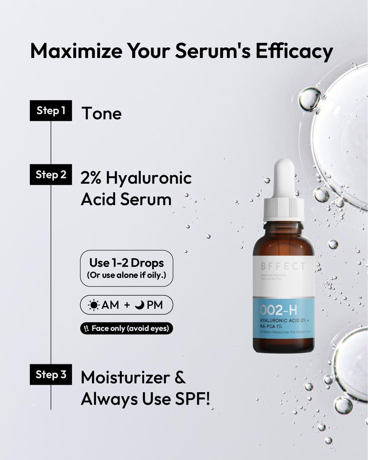BFFECT Brio Peptide Eye Serum, Dark Circle & Puffiness Treatment with Haloxyl, Eyeliss & SYN-COLL, Under Eye Serum for Wrinkles, Bags, Tired Eyes - Brightening, Firming, Hydrating - 1 Fl Oz