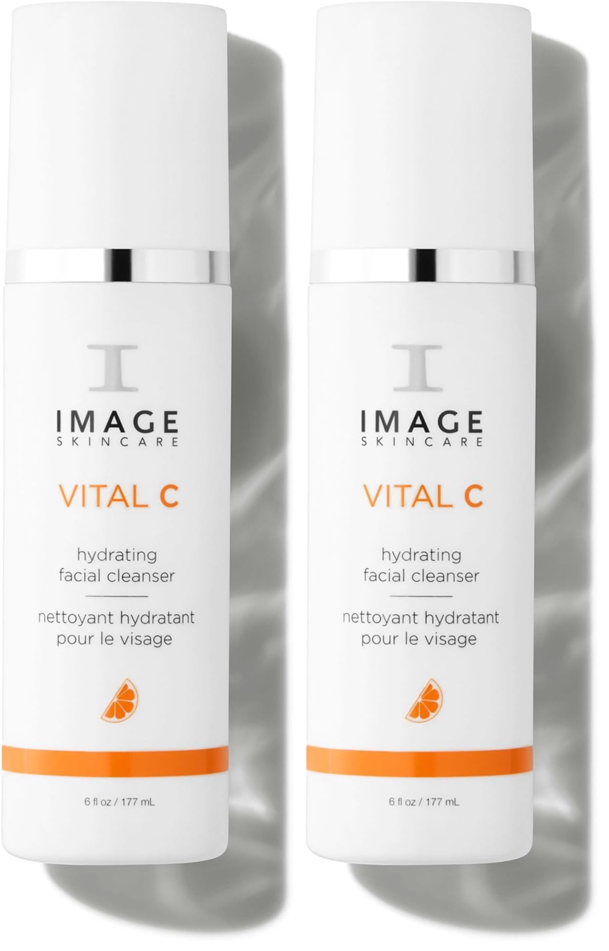 IMAGE Skincare,VITAL C Hydrating Facial Cleanser,Gentle Face Wash with Vitamin C,E and A,6 fl oz,(Pack of 2)