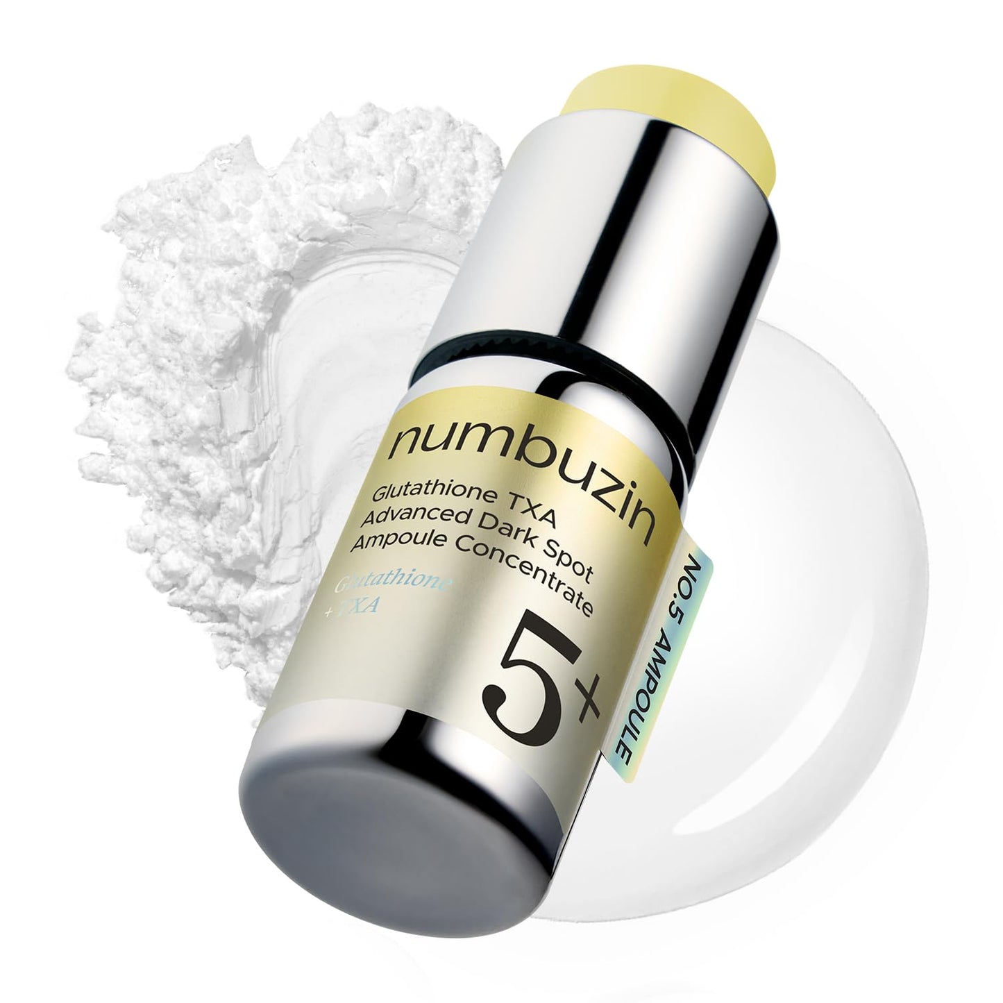 numbuzin No.5 Serum | Glutathione Vitamin Concentrated Serum 30ml Travel Set (+1ml*10ea) | Glutathione, Vitamin C, Tranexamic Acid | Hyperpigmentation, Acne Scars, Korean Skincare | 1.31 fl. oz.