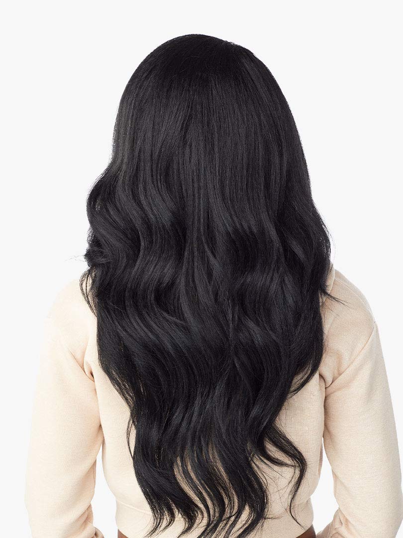 Sensationnel Instant Updown Halfwig Pony-lud 11, 1 JETBLACK